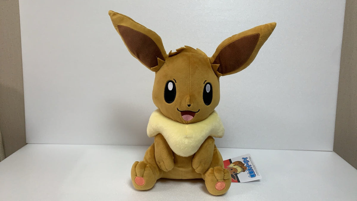 Life size Eevee plush toy sitting PokeOta