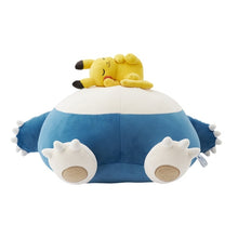 Load image into Gallery viewer, Snorlax & Pikachu plush toy »Pokémon Sleep«