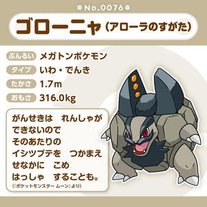 Alola-Geowaz Plüschtier »Pokémon fit«
