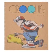 Laden Sie das Bild in den Galerie-Viewer, Croquis-Zeichenblock Ash &amp; Pikachu