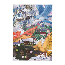 Load image into Gallery viewer, Hardcover-Notizbuch "Aufzeichnungen eines Pokémon-Professors" Arktos, Zaptos &amp; Lavados