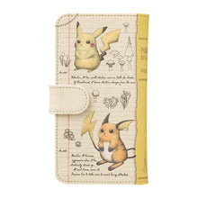 Laden Sie das Bild in den Galerie-Viewer, Multi-Smartphone-Tasche "Aufzeichnungen eines Pokémon-Professors" Pikachu &amp; Raichu