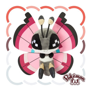 Vivillon (Blumenmeermuster) Plüschtier »Pokémon fit«