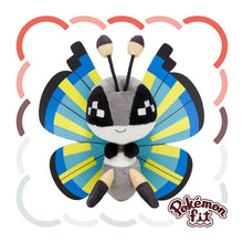 Laden Sie das Bild in den Galerie-Viewer, Vivillon (Savannenmuster) Plüschtier »Pokémon fit«