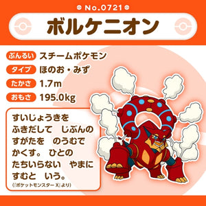 Volcanion Plüschtier »Pokémon fit«