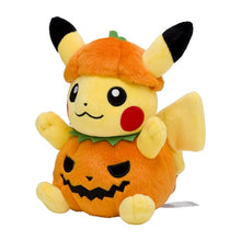 Laden Sie das Bild in den Galerie-Viewer, Pikachu Plüschtier Halloween-Kürbis