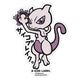 B-SIDE LABEL Extragroßer Pokémon-Aufkleber Mewtu