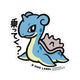 B-SIDE LABEL Extragroßer Pokémon-Aufkleber Lapras