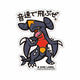 B-SIDE LABEL Pokémon-Aufkleber Knakrack