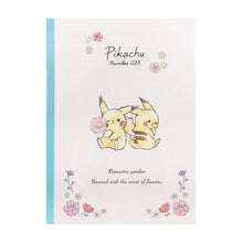 Load image into Gallery viewer, Notizheft "Pikachu number025" Blumen
