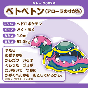 Alola-Sleimok Plüschtier »Pokémon fit«