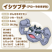 Load image into Gallery viewer, Alola-Kleinstein Plüschtier »Pokémon fit«