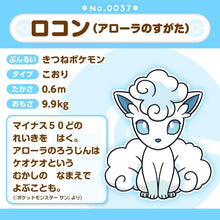 Load image into Gallery viewer, Alola - Vulpix Plüschtier »Pokémon fit« - PokéOta