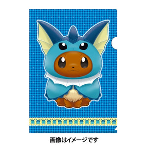 A4 transparent cover Poncho-Eevee Aquana