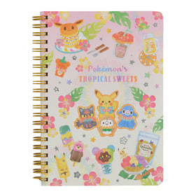 B6 ring notebook "Pokémon's TROPICAL SWEETS"