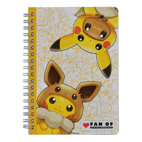 B6 ring notebook FAN OF PIKACHU&EIEVUI