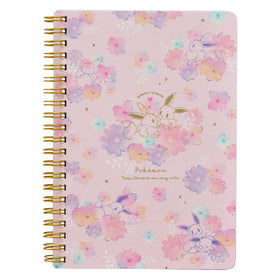 B6 Ring Notebook Eevee - Flowers