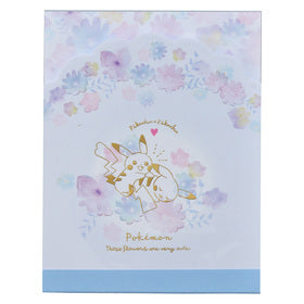 Pikachu Notepad - Flowers