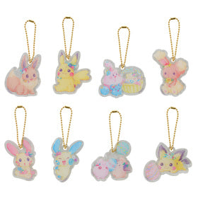 acrylic pendant set "Easter Garden Party"