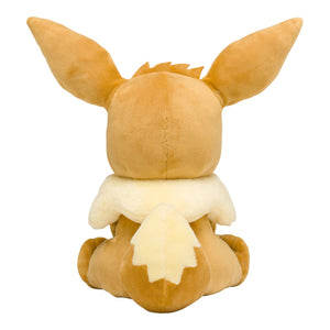 Life-size Eevee plush toy sitting