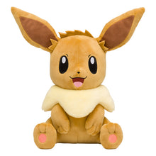 Load image into Gallery viewer, Life-size Eevee plush toy sitting