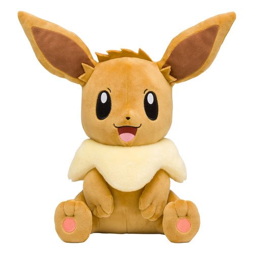 Life-size Eevee plush toy sitting