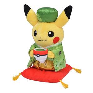 Pikachu (m) Plush Toy "Festive Tea Ceremony"