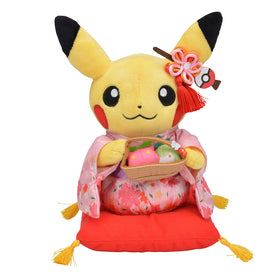 Pikachu (f) Plush Toy "Festive Tea Ceremony"