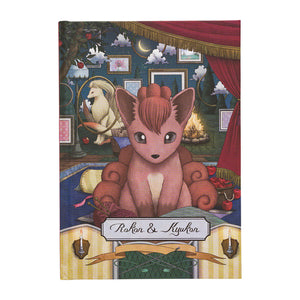 Hardcover-Notizbuch "Aufzeichnungen eines Pokémon-Professors" Vulpix & Vulnona