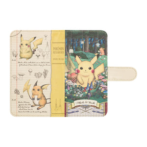 Multi-Smartphone Case "Notes of a Pokémon Professor" Pikachu &amp; Raichu