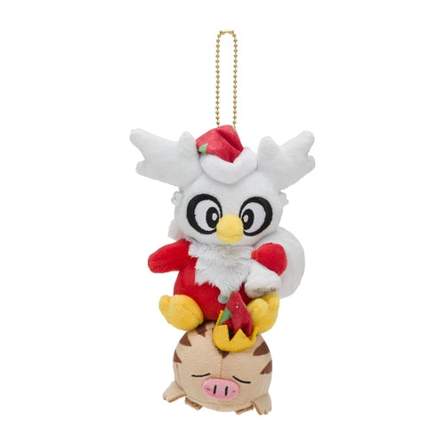 Botogel & Quiekel plush pendant »Pokémon Christmas Toy Factory«