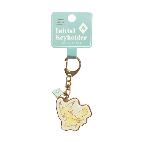 Initial keychain »Pikachu number025« A