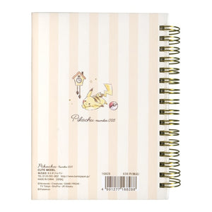 A6 ring notebook "Pikachu number025" - Afternoon