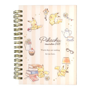 A6 ring notebook "Pikachu number025" - Afternoon